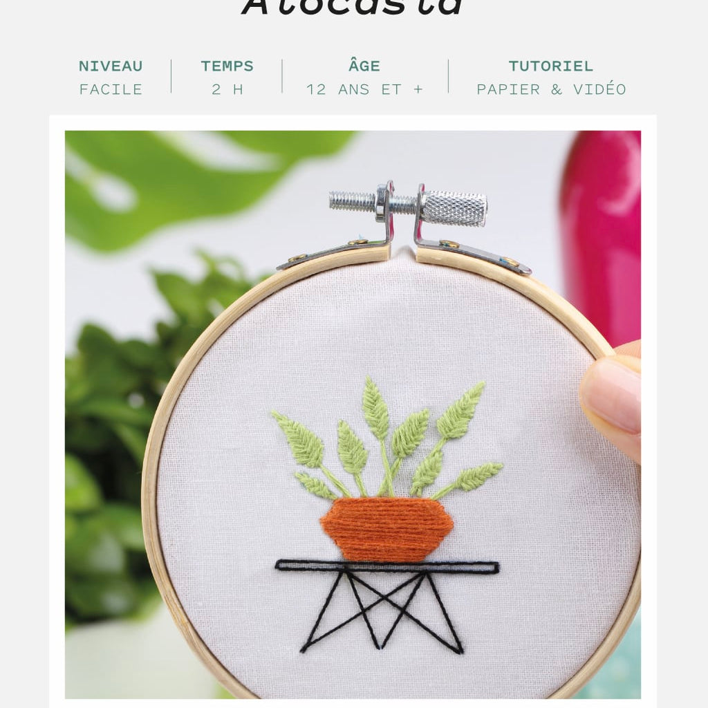Kit broderie Alocasia