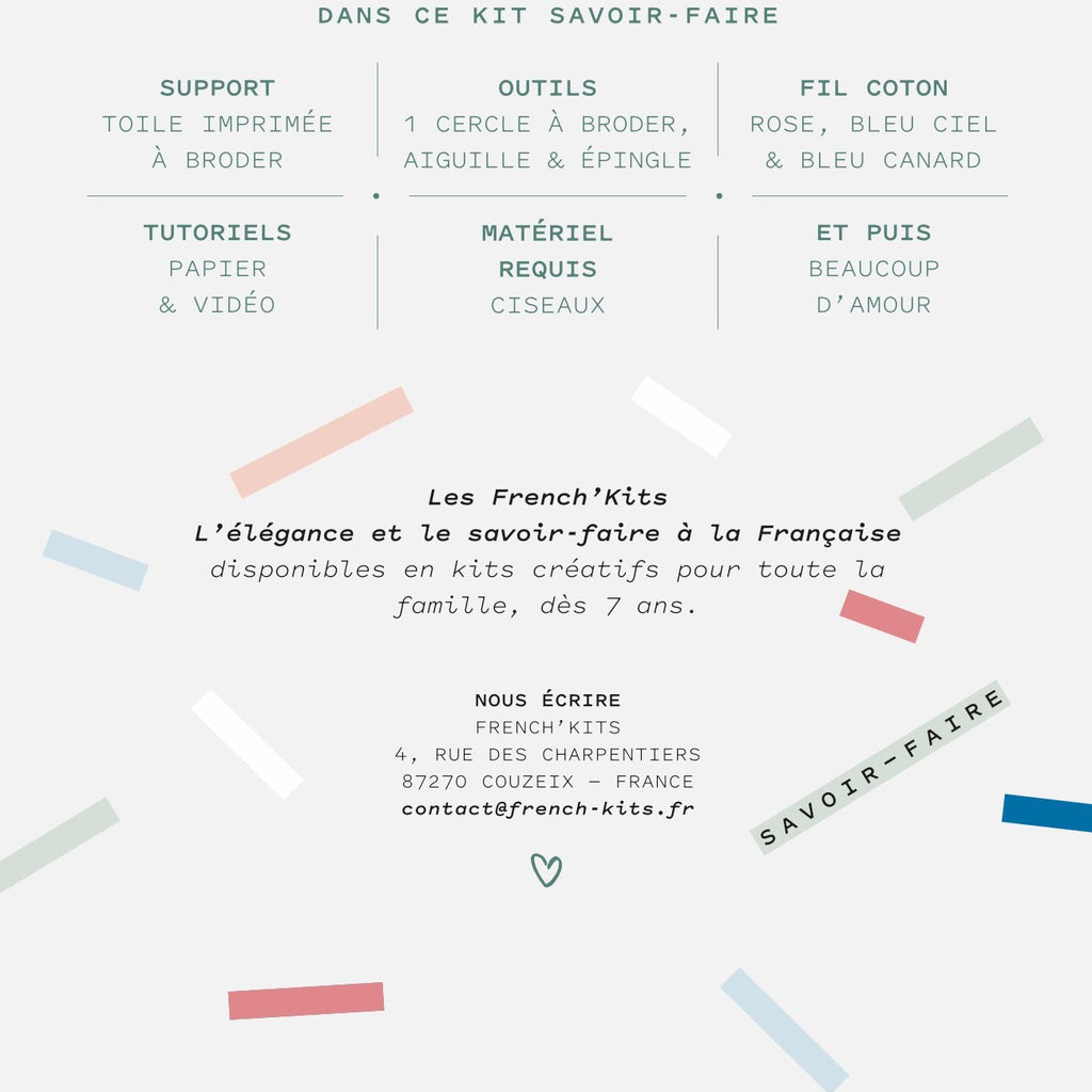 Kit broderie Petite Biche
