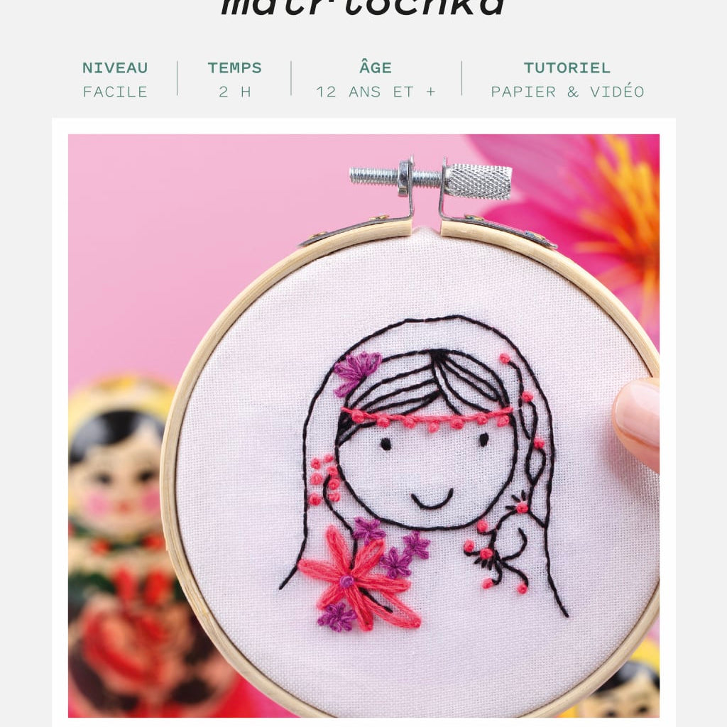 Kit broderie Matriochka