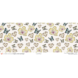 Set papiers Bonheur Partagé - 6 papiers 30,5x31,5 cm + 6 papiers 12x30,5cm