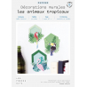 Kit pour créer 3 cadres décos animaux en papier