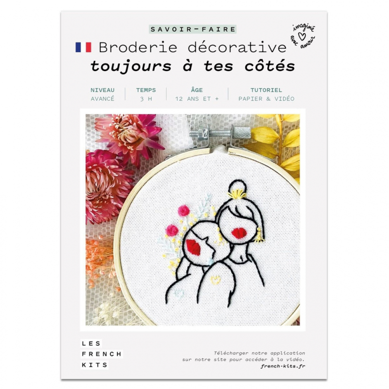 Kit Broderie -Toujours à tes cotés