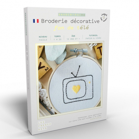 Kit Broderie - Fan de tv