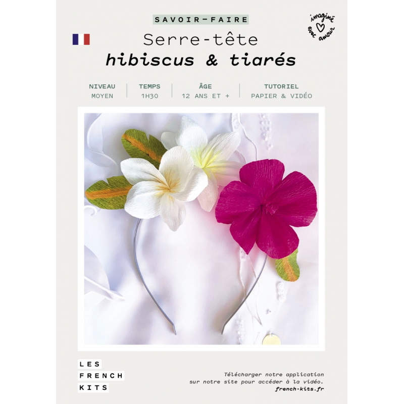 Kit Art Floral "Serre-tête" - Hibiscus & Tiarés