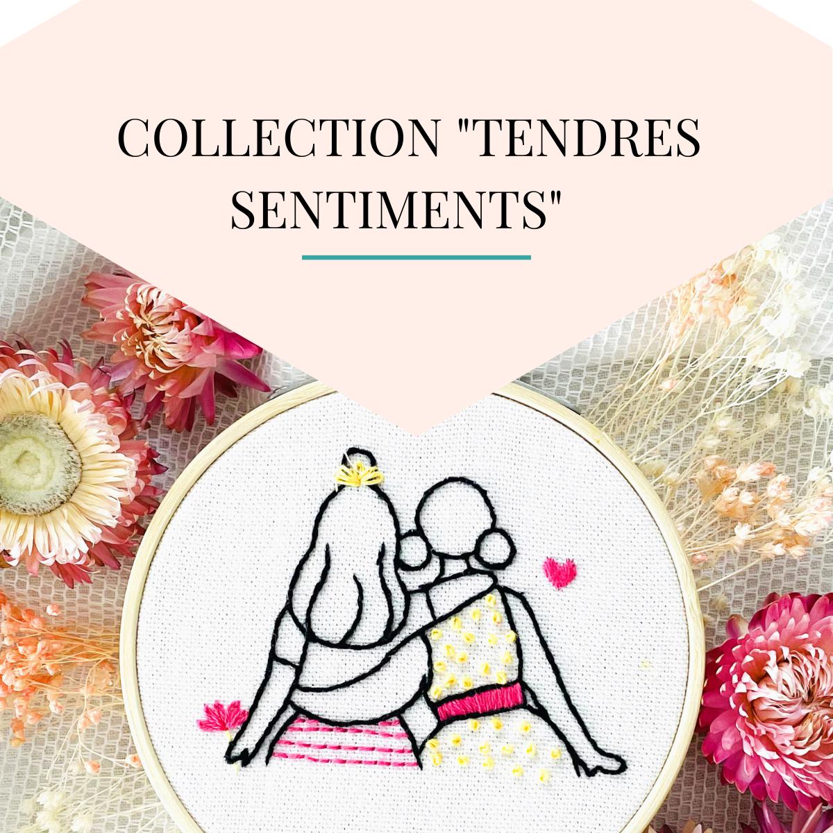 Collection de broderies « Tendres sentiments »