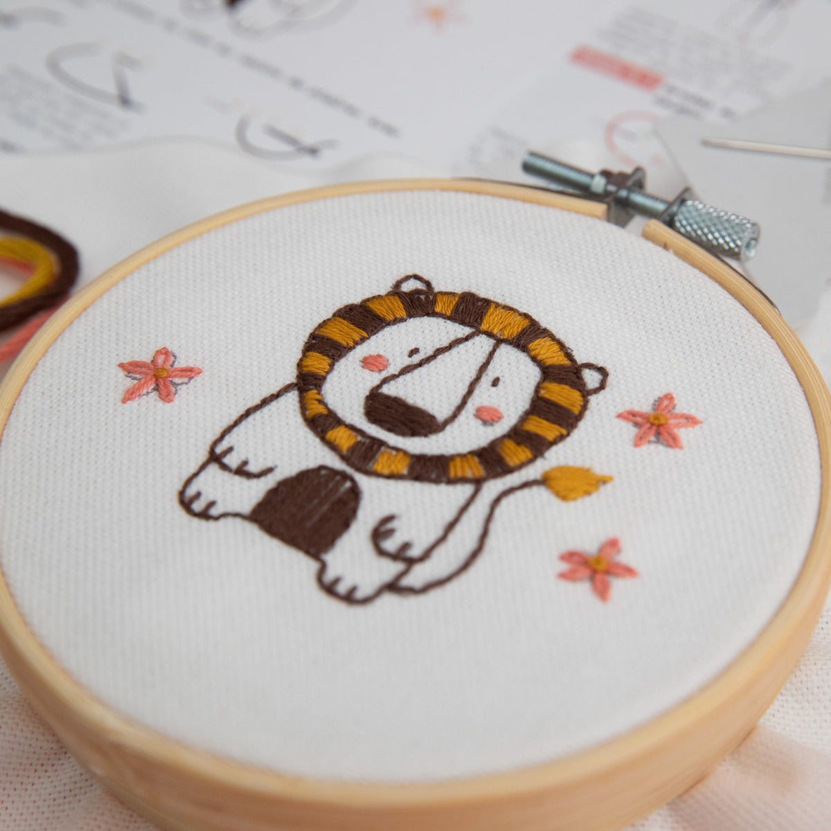 K-0134 - Decorative embroidery - Lion