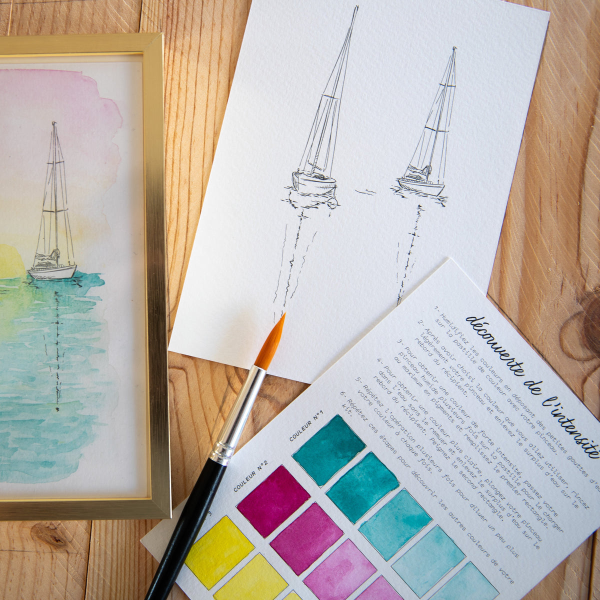 Kit Aquarelle Artisanale 