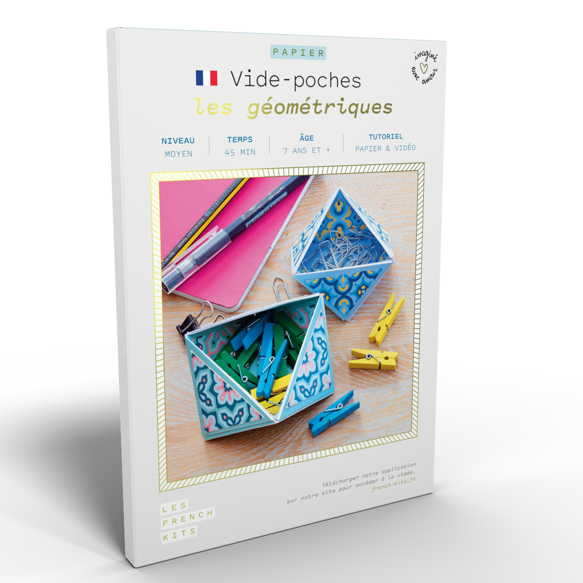 Kit to create 3 Les Géotriques storage compartments