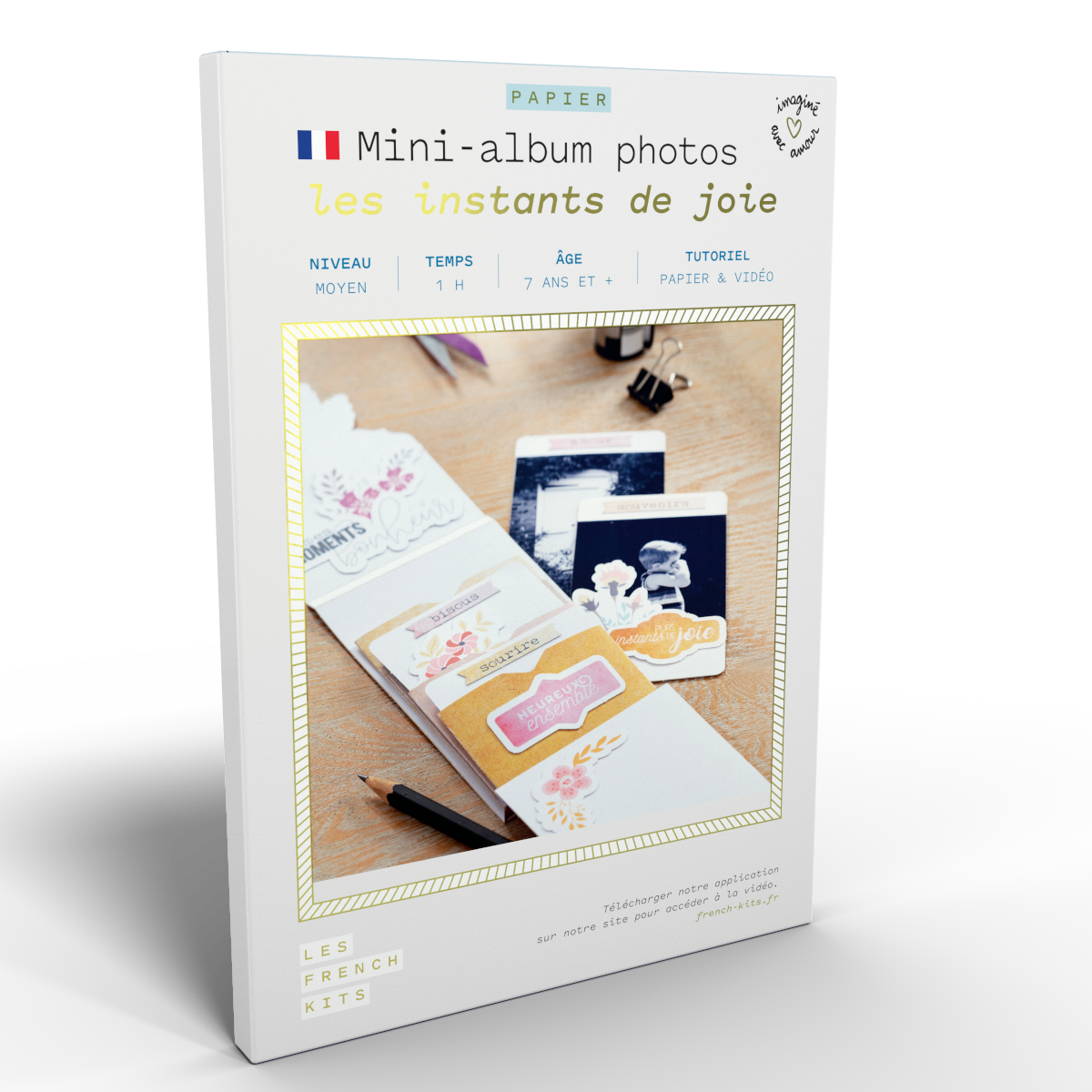 Kit to create mini-photo album 