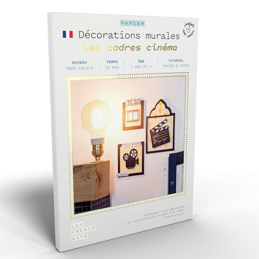 Kit cadres en papier Cinéma