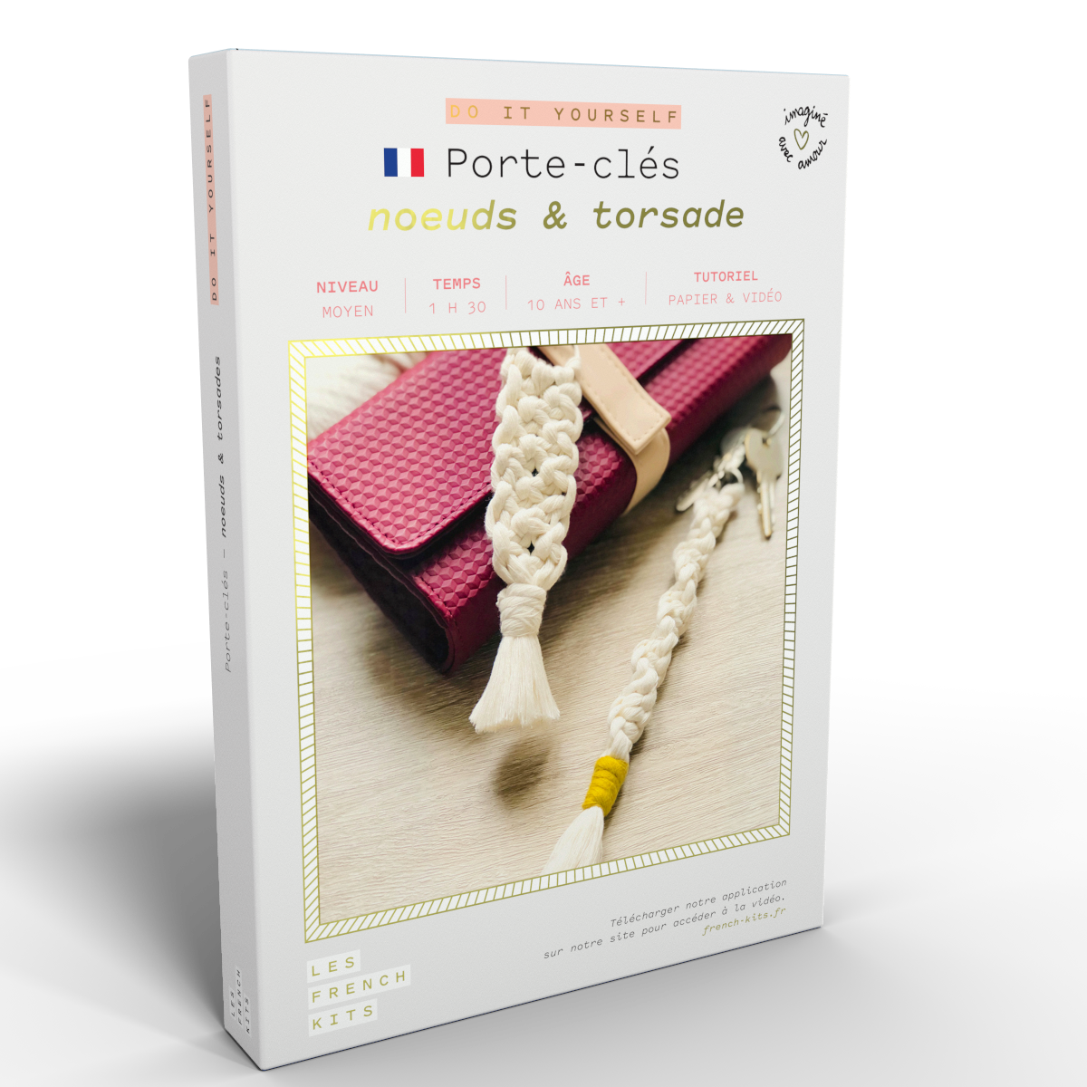 Macramé Key Ring Kit - Knots & Twist