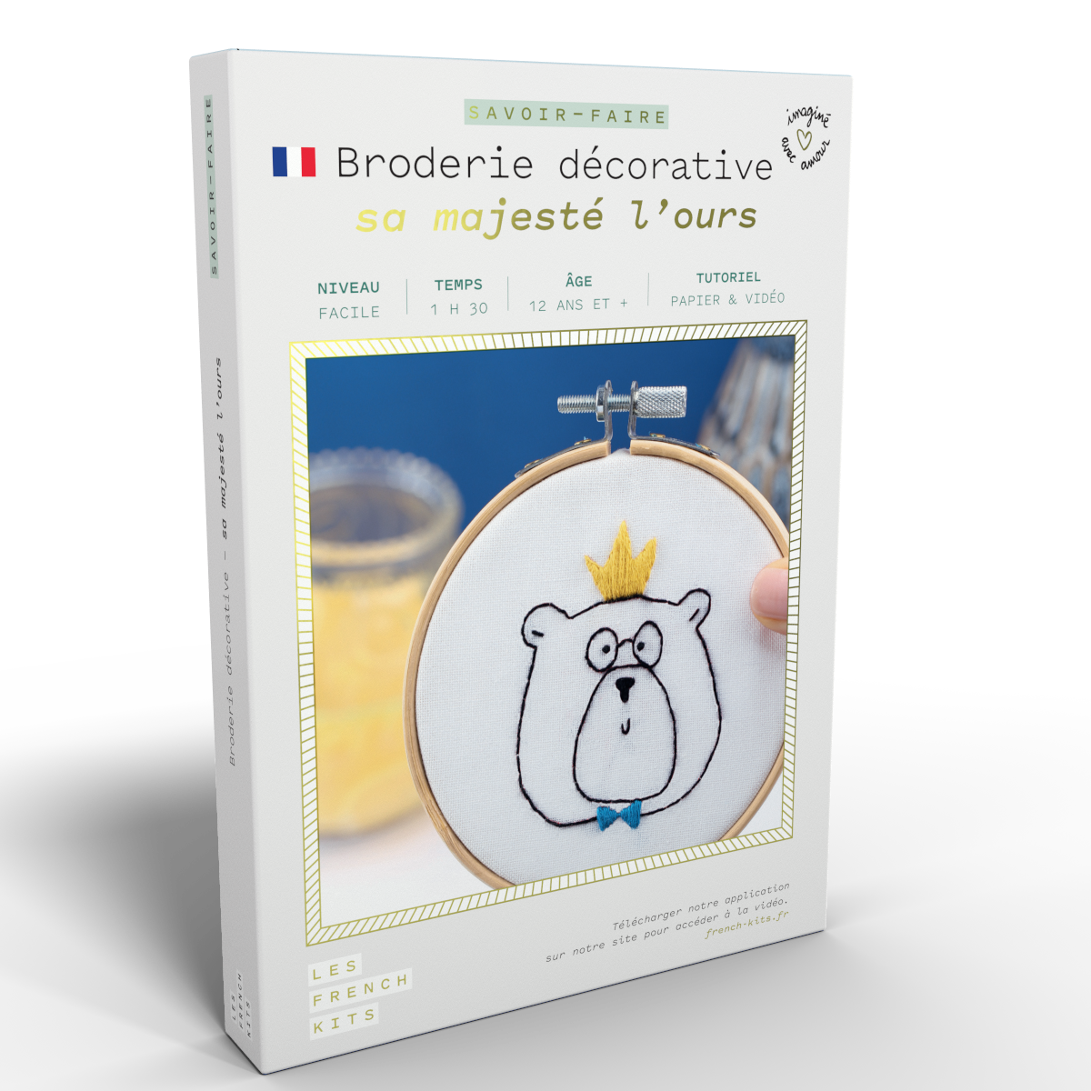 Her Majesty The Bear Embroidery Kit