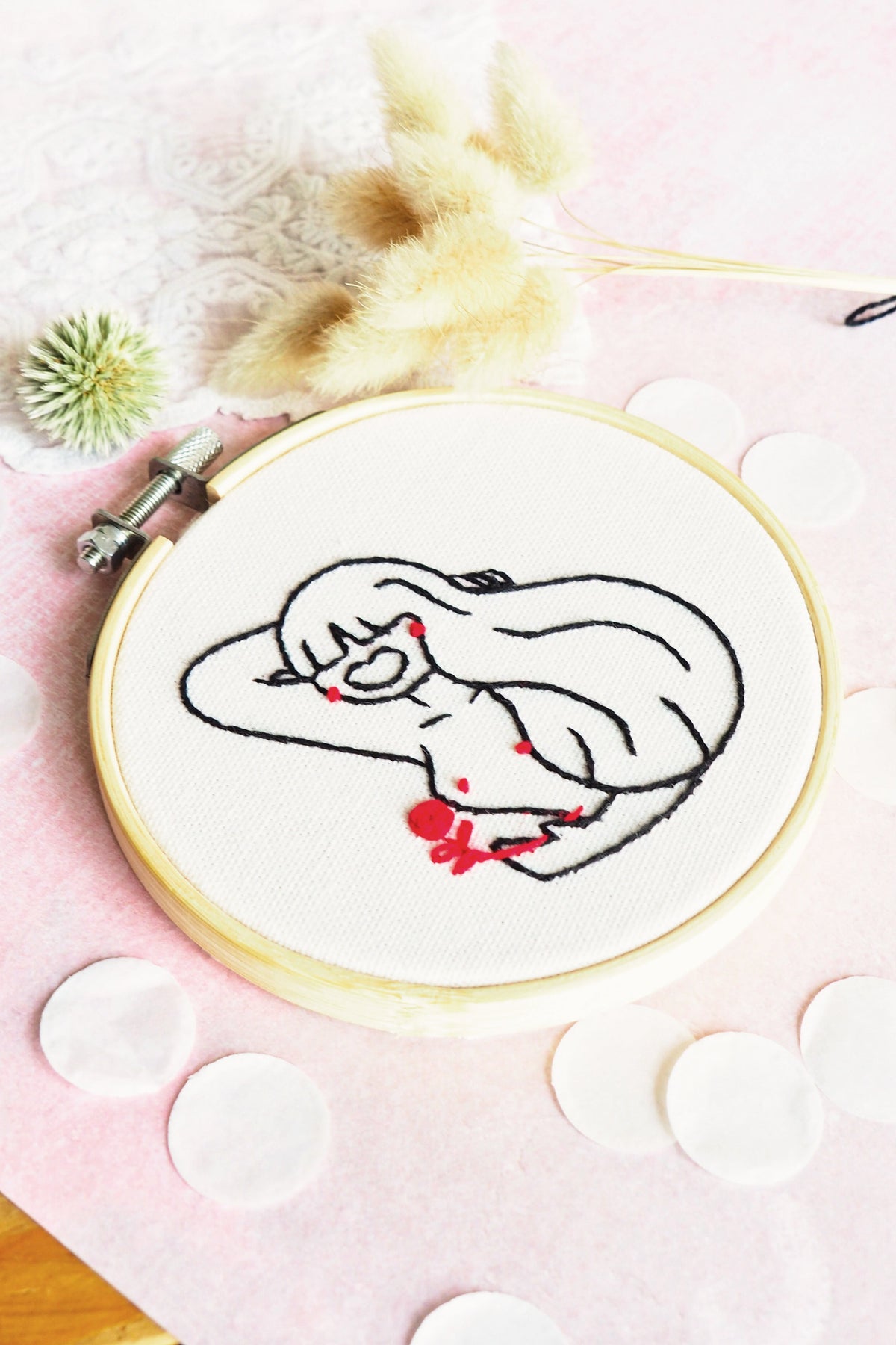 Sensual Woman Embroidery Kit