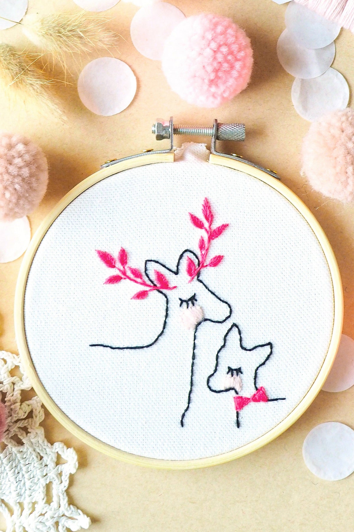 Deer Embroidery Kit