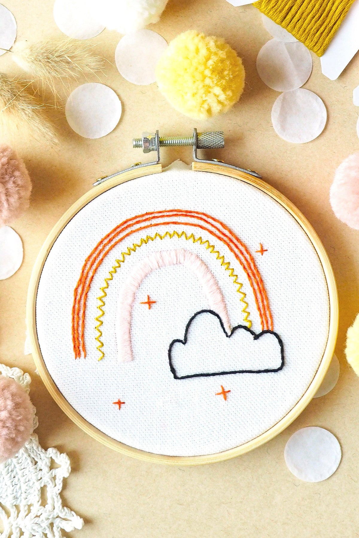 Rainbow Embroidery Kit