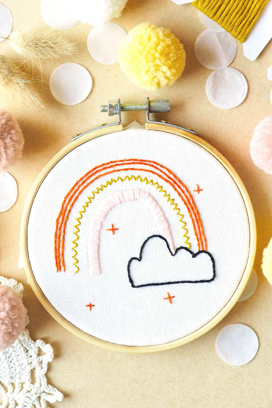 Rainbow Embroidery Kit