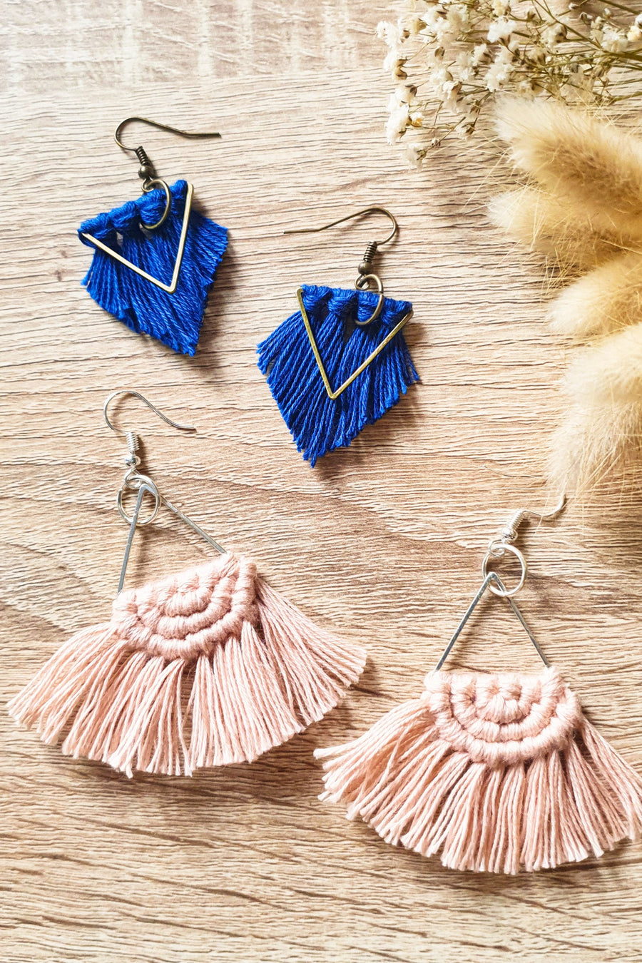 Kit Macramé Earrings - Fringes