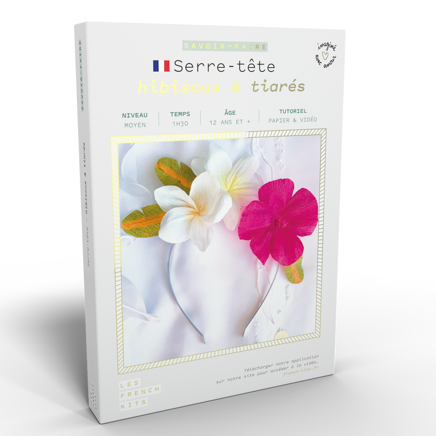 Kit Art Floral "Serre-tête" - Hibiscus & Tiarés