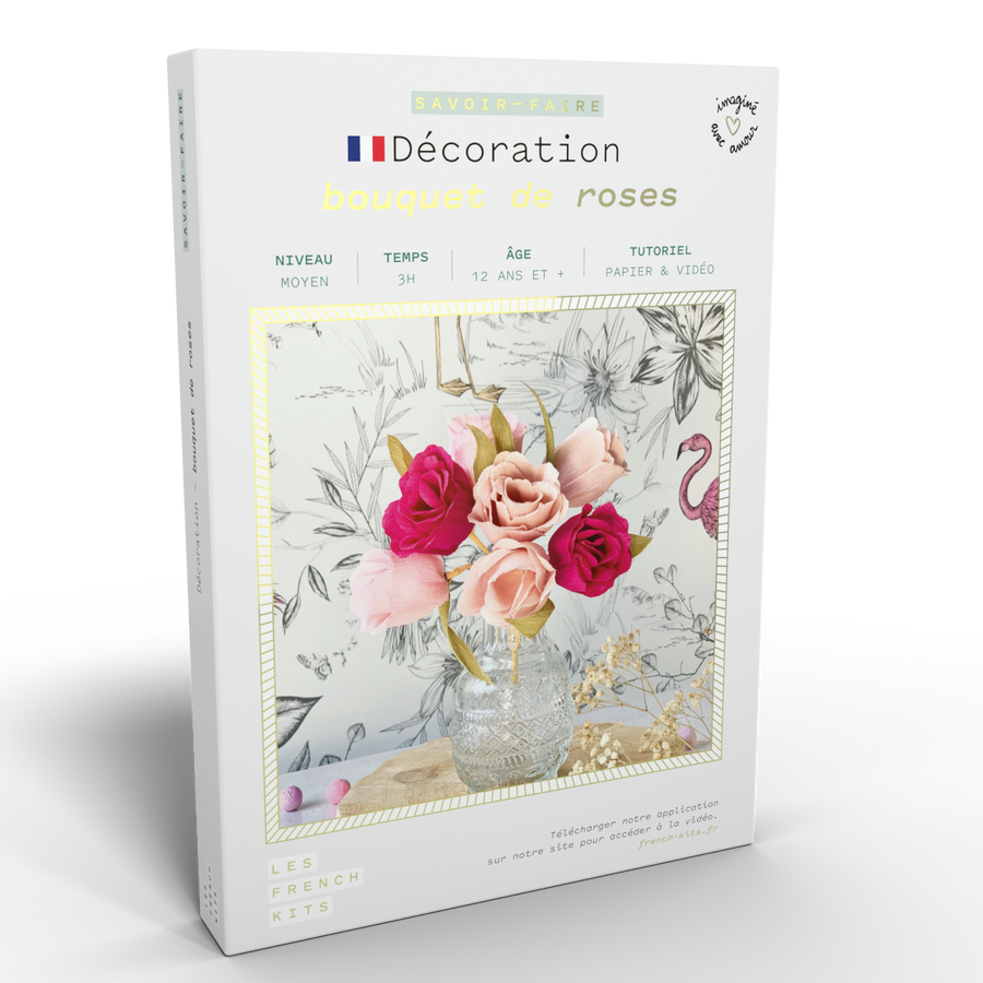 Kit Art Floral "Décoration" - Bouquet de roses