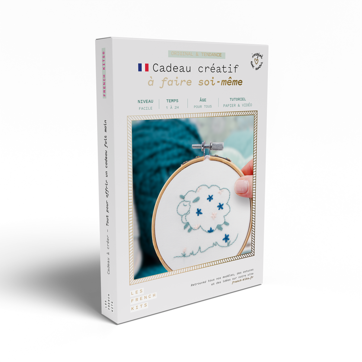 Decorative Embroidery Kit - Happy Sheep