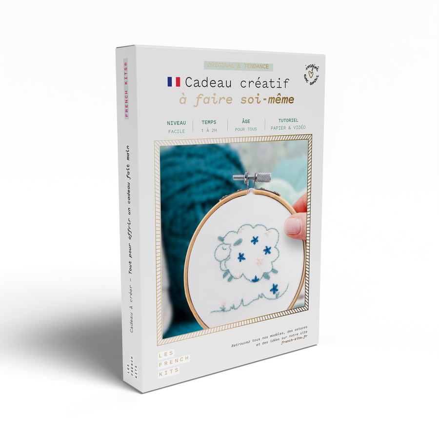 Kit Broderie décorative - Joyeux mouton