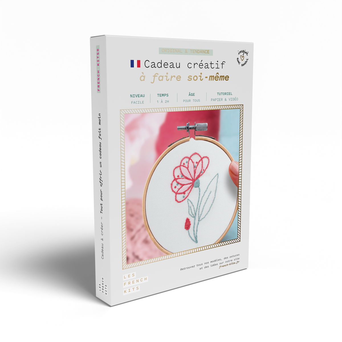 Decorative Embroidery Kit - Pretty Flower