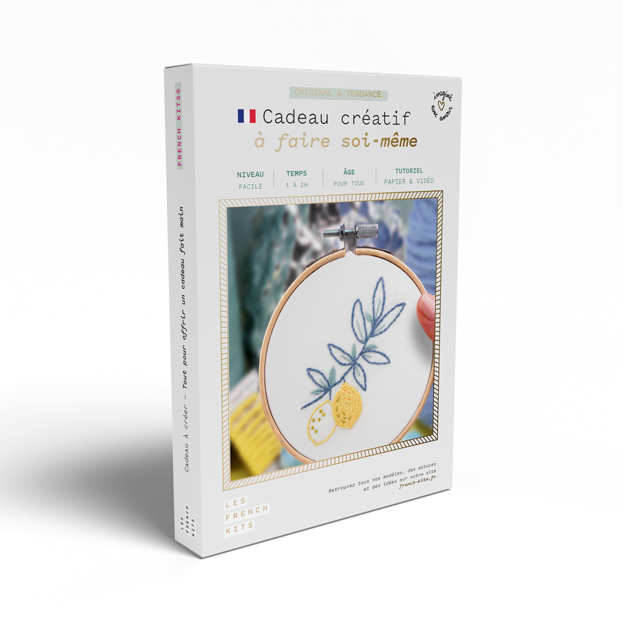 Kit Broderie décorative - Citronnier