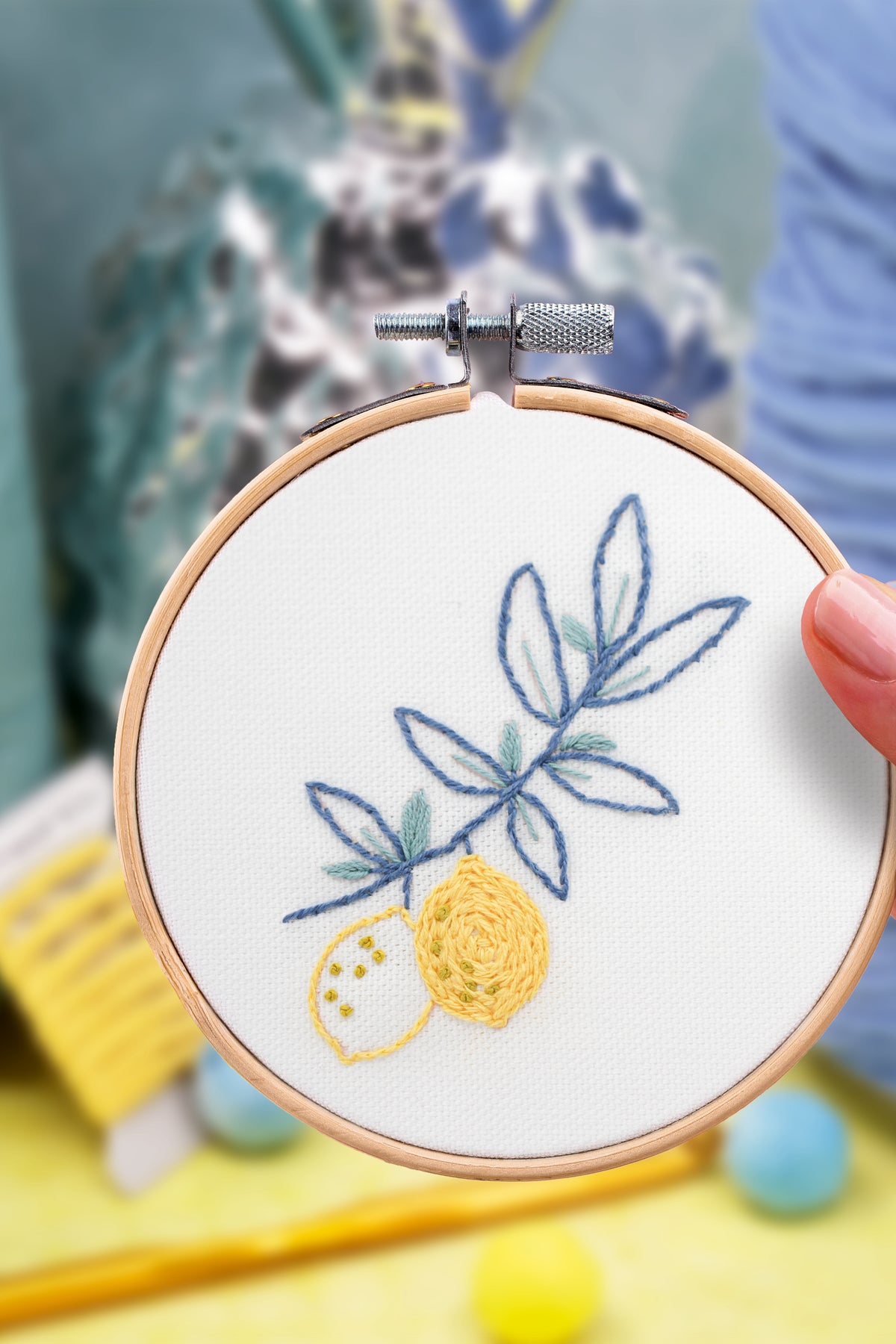 Decorative Embroidery Kit - Lemon Tree