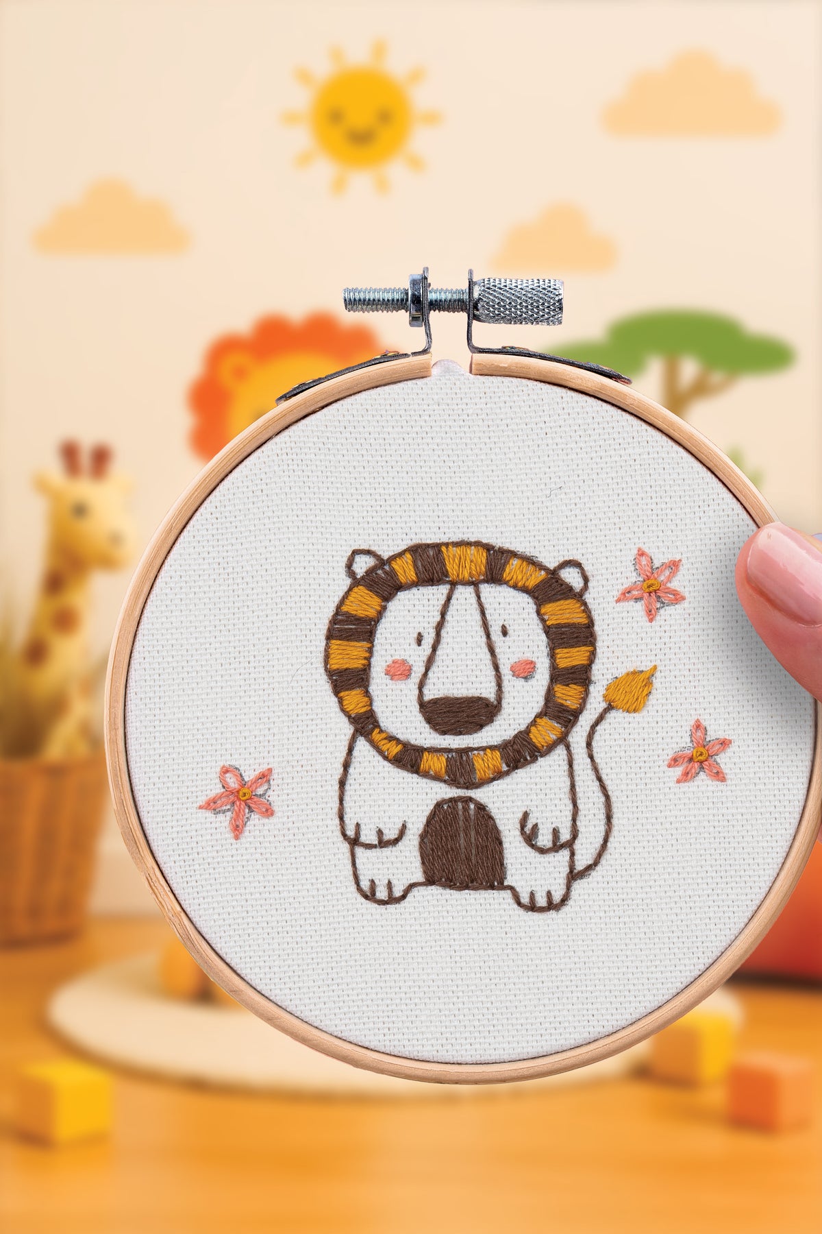 K-0134 - Decorative embroidery - Lion