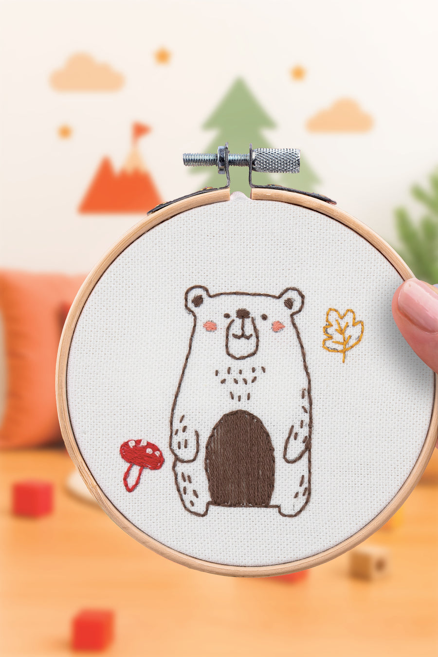 Kit Broderie décorative - Ours