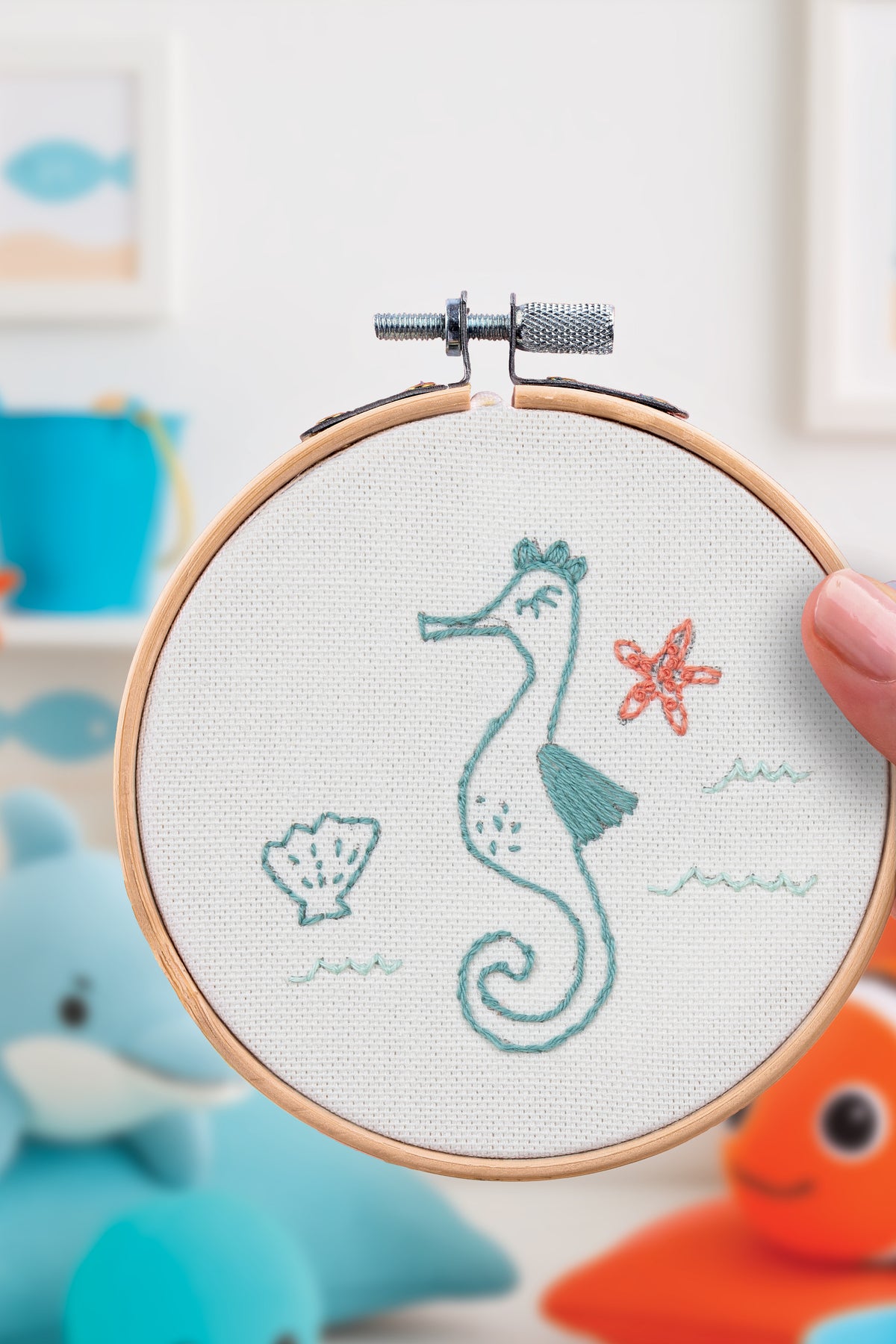 K-0137 - Decorative embroidery - Seahorse