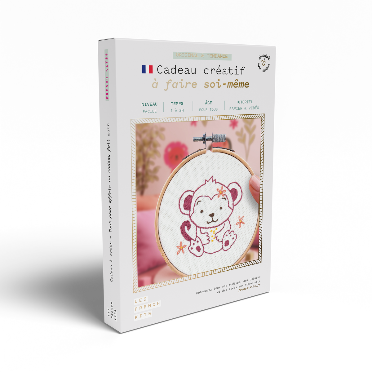 K-0138 - Decorative embroidery - Monkey