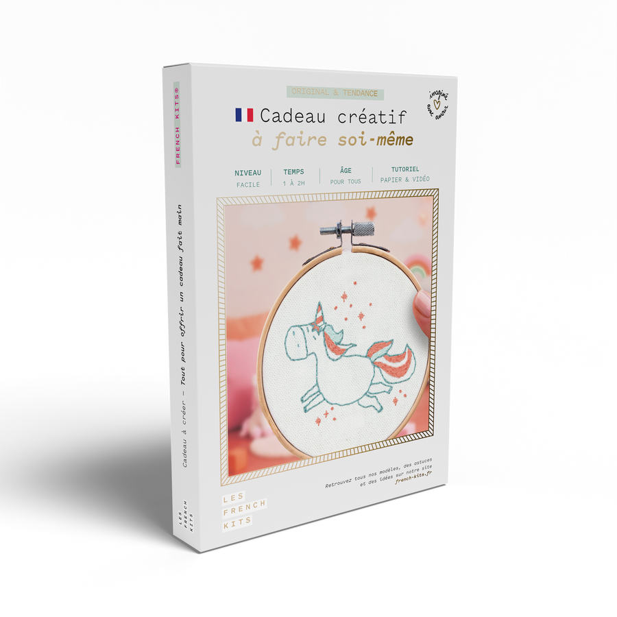 Kit Broderie décorative - Licorne