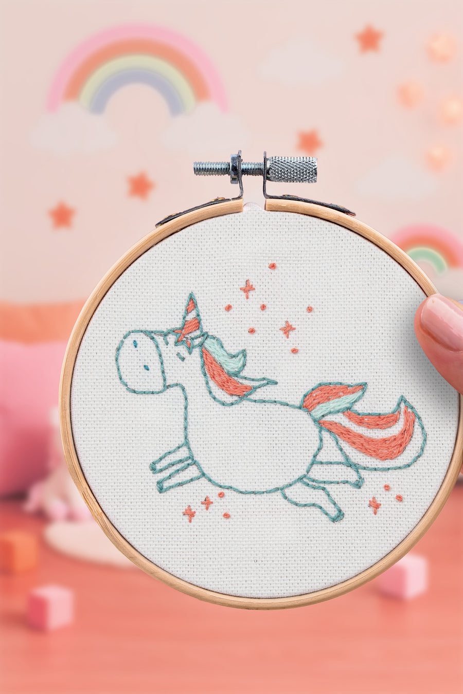 Kit Broderie décorative - Licorne