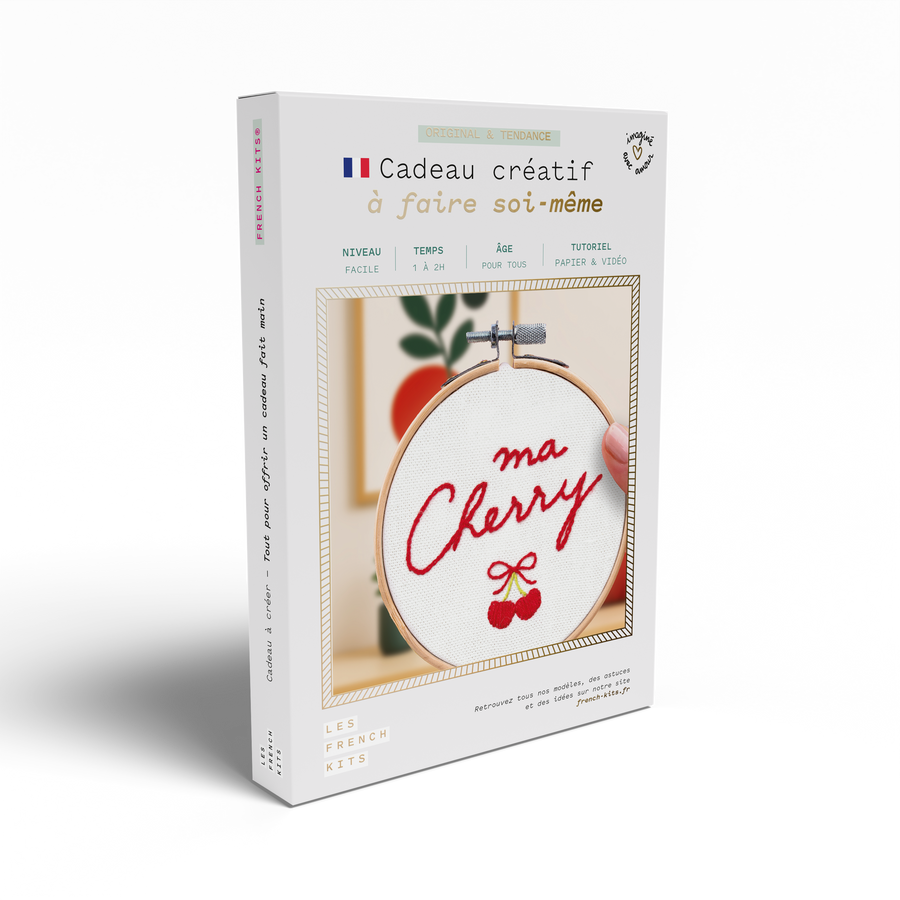 Kit Broderie décorative - Ma Cherry