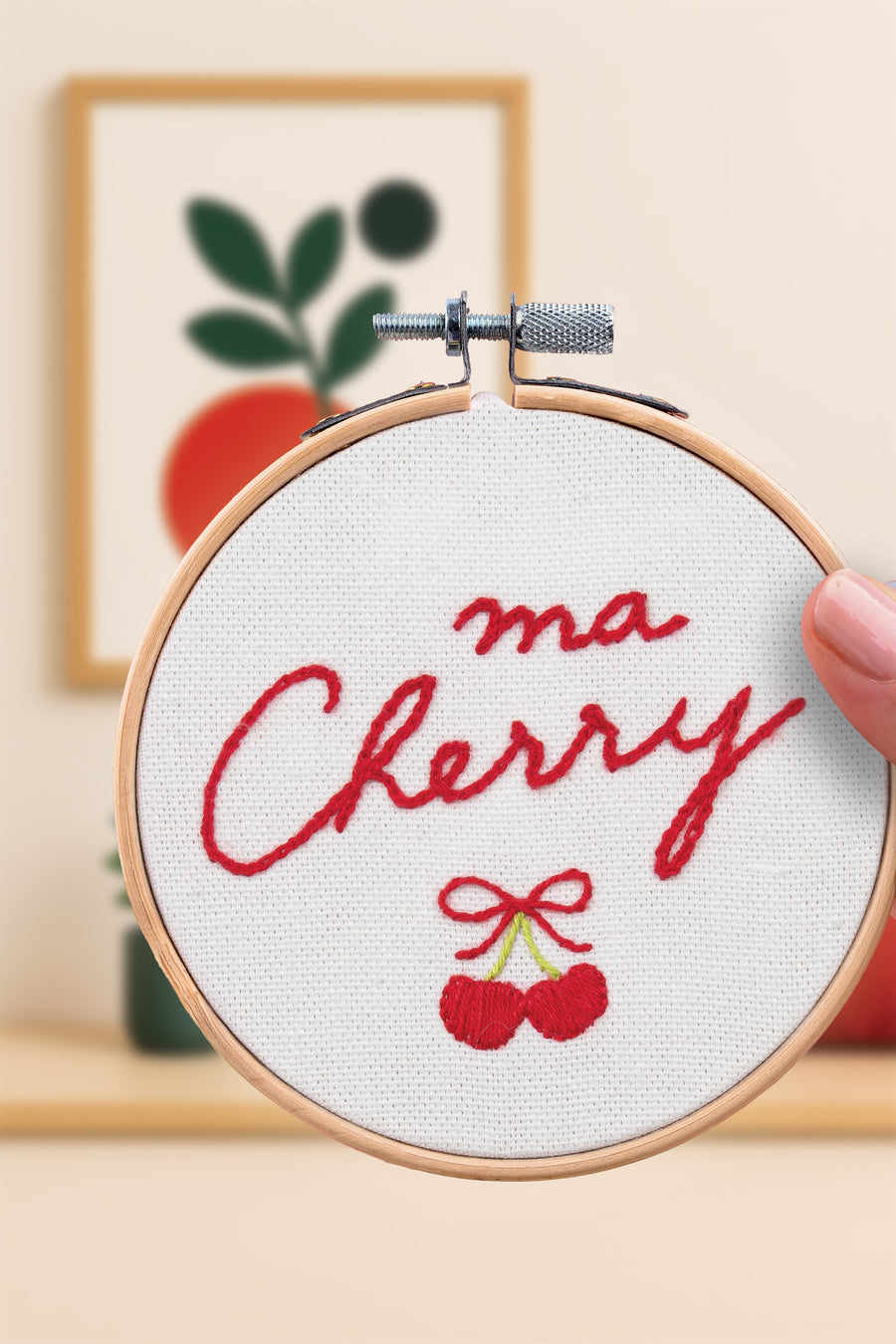 Kit Broderie décorative - Ma Cherry
