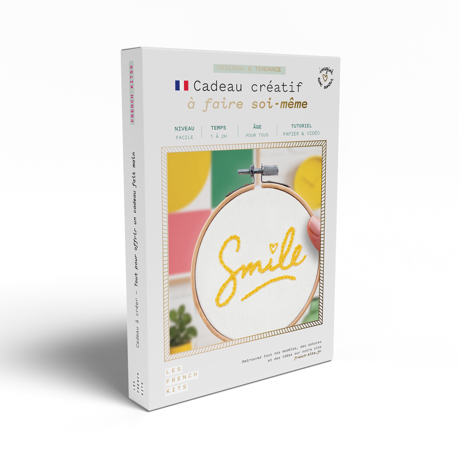 Kit Broderie décorative - Smile