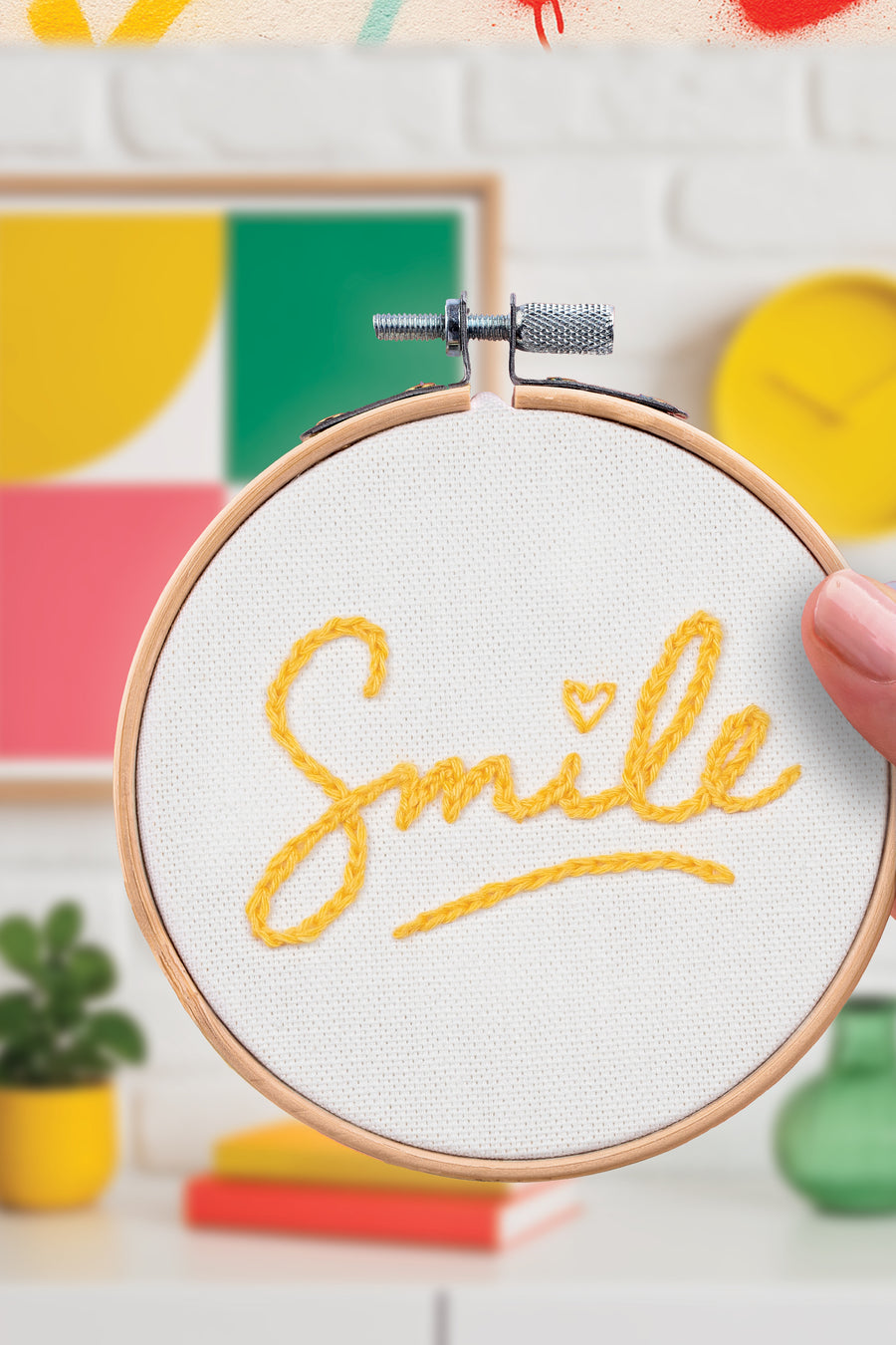 Kit Broderie décorative - Smile