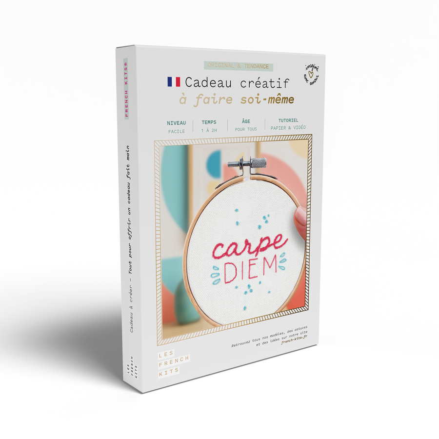 Kit Broderie décorative - Carpe Diem