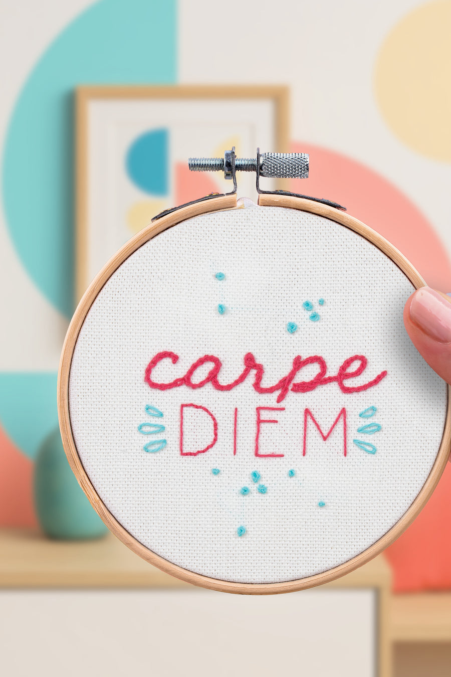 Kit Broderie décorative - Carpe Diem