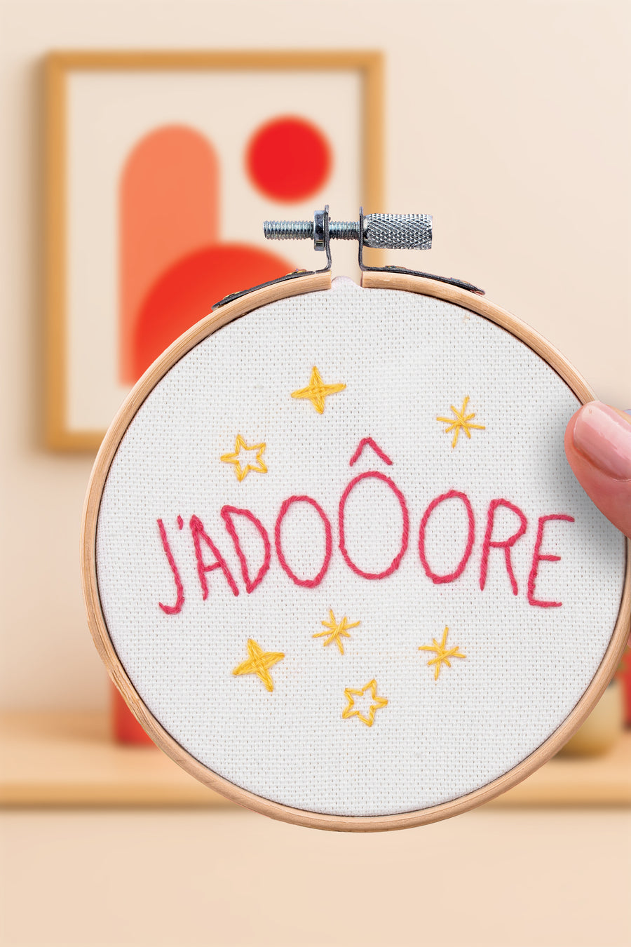 Kit de broderie décorative - J'adooore