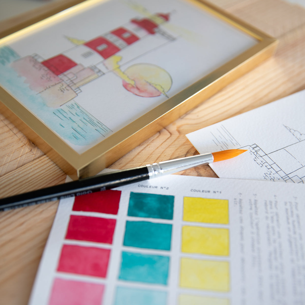 Kit Aquarelle Artisanale 