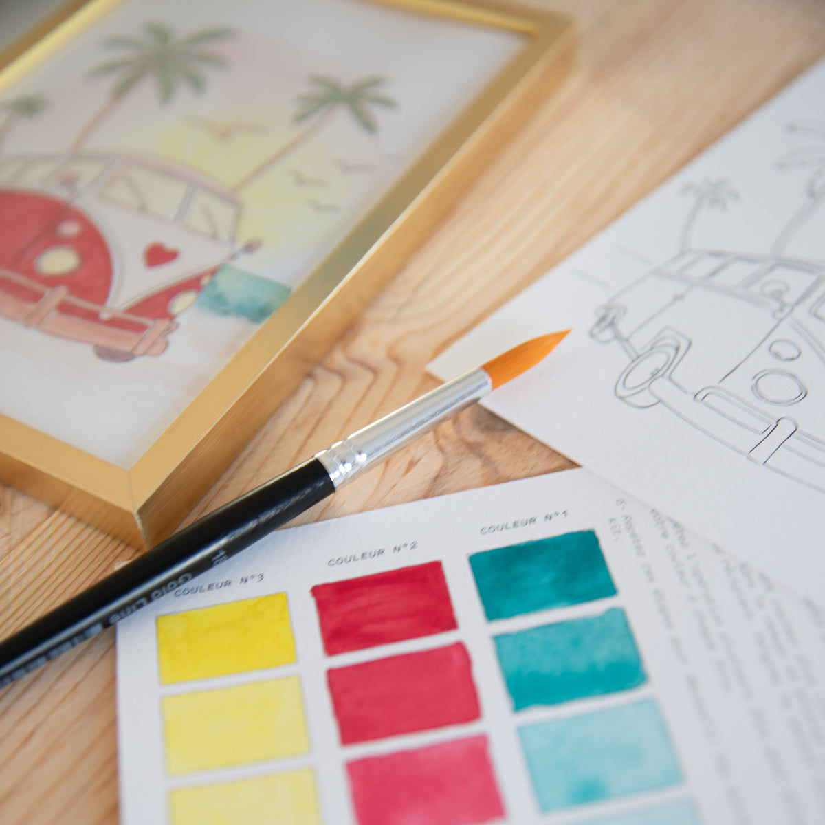 Kit Aquarelle Artisanale 