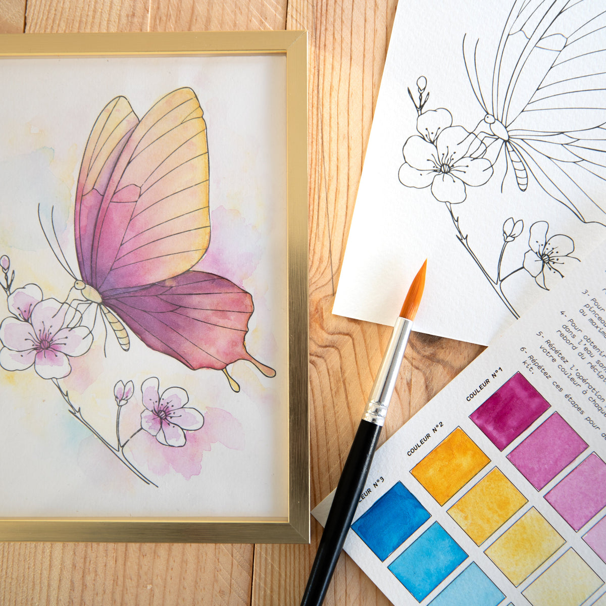 Kit Aquarelle Artisanale 