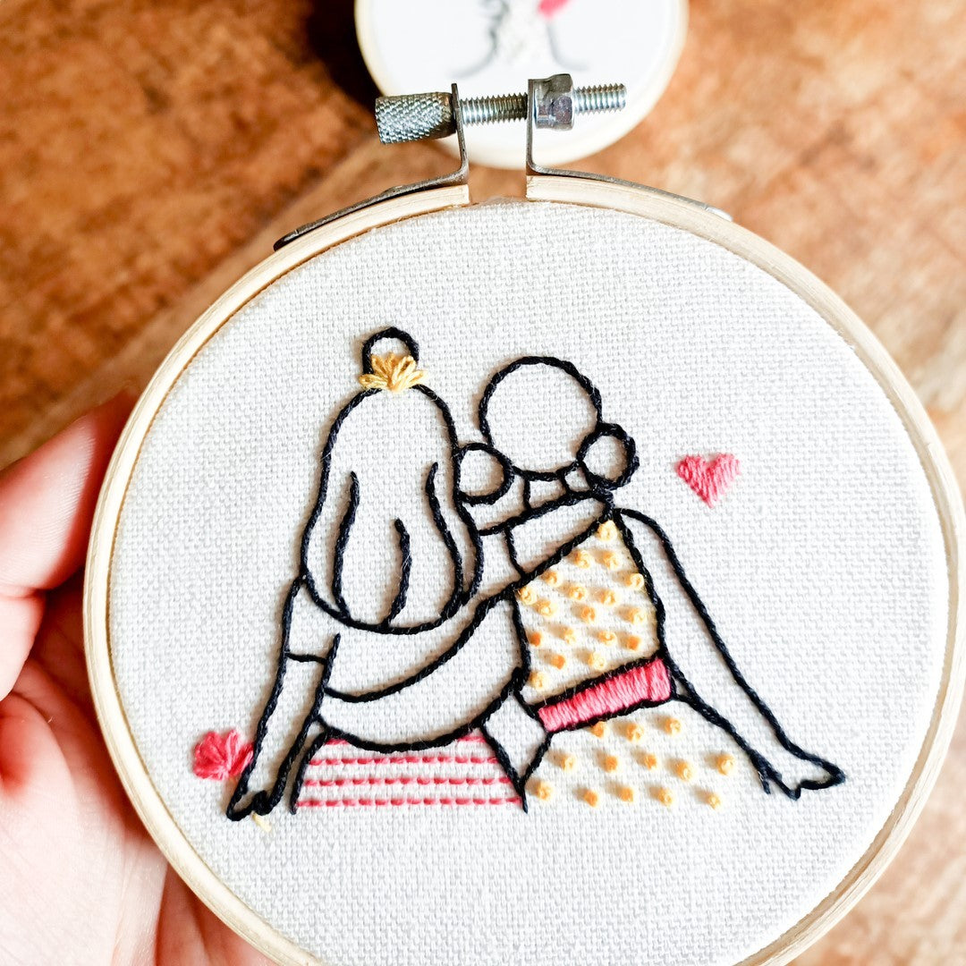 Embroidery Kit - Best Friends