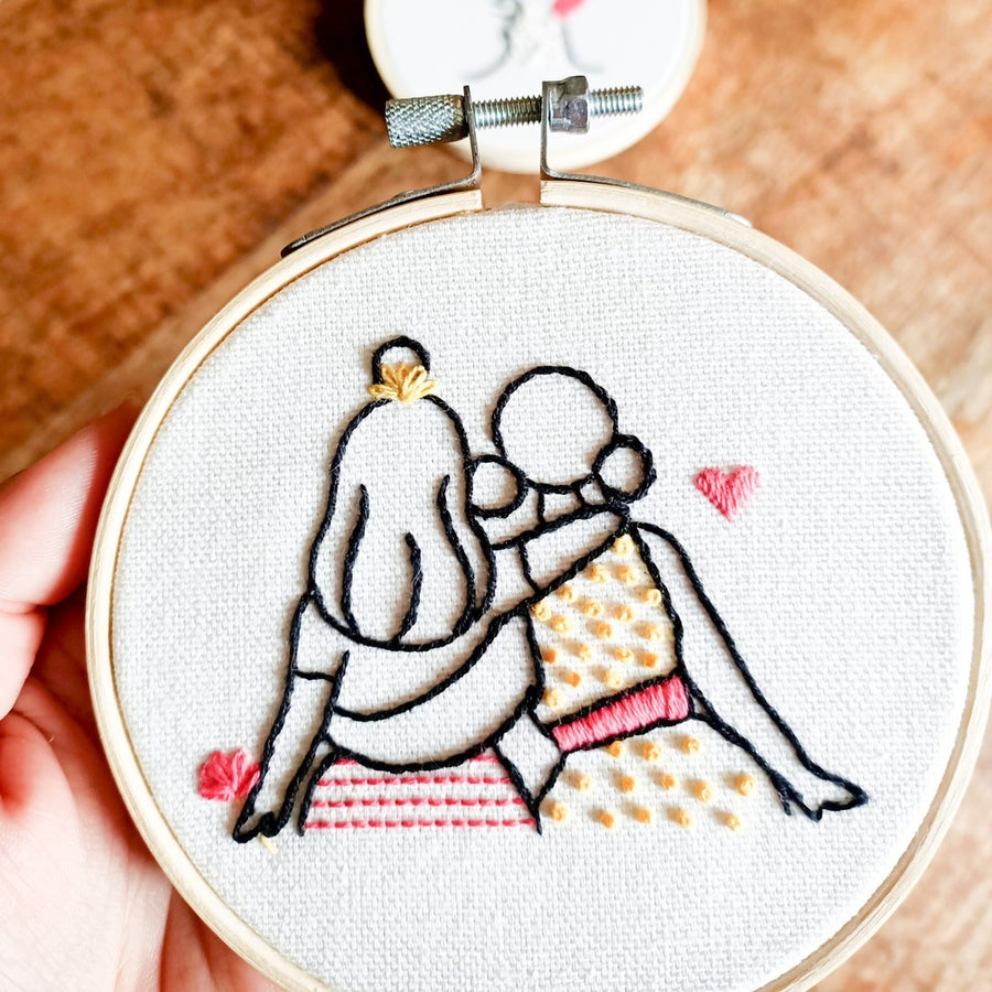 Kit Broderie - Meilleures copines