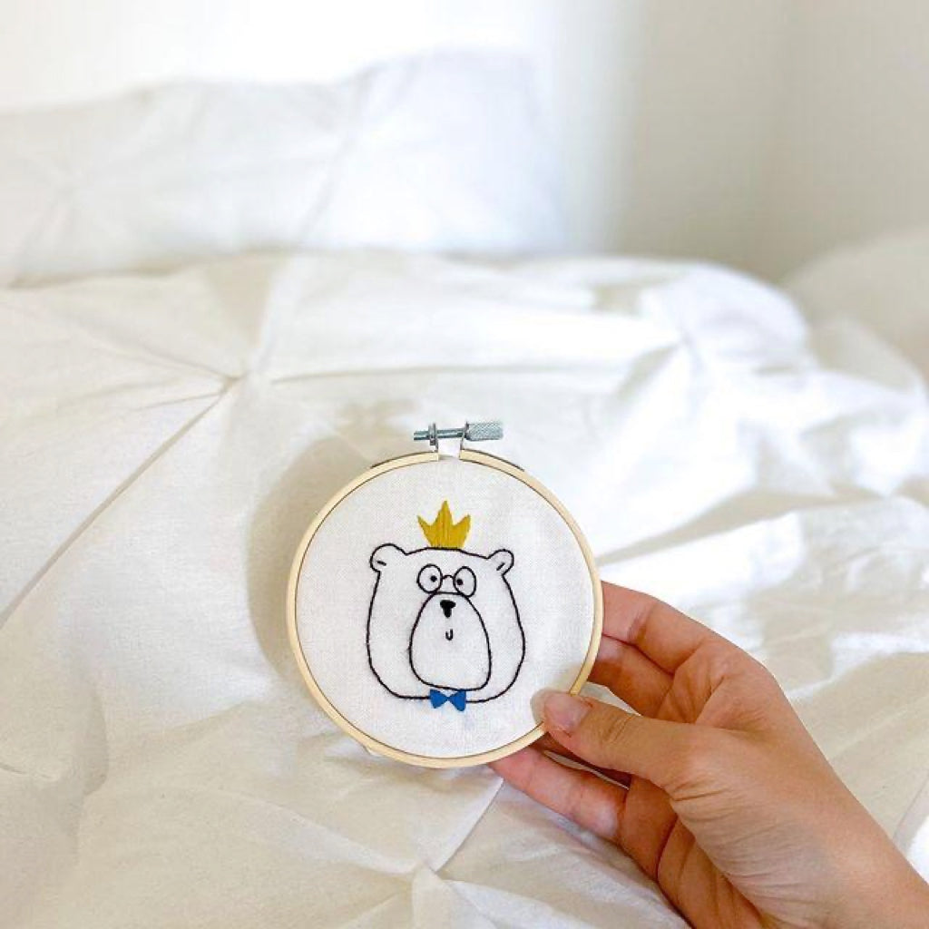 Her Majesty The Bear Embroidery Kit