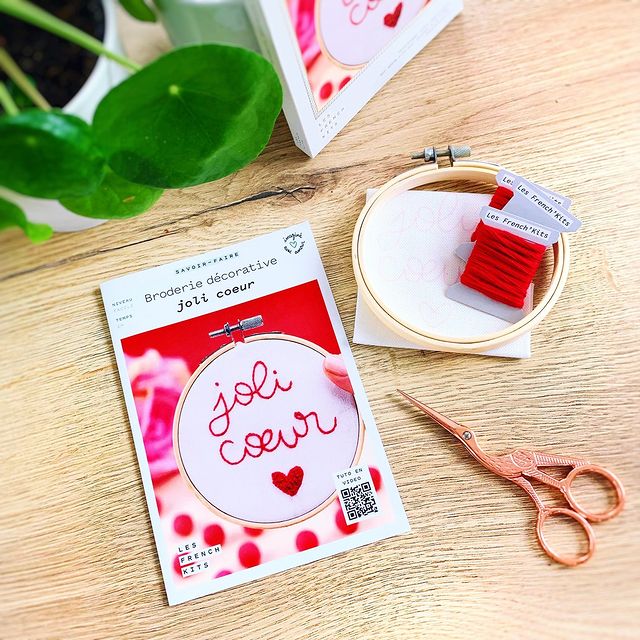 Pretty Heart Embroidery Kit