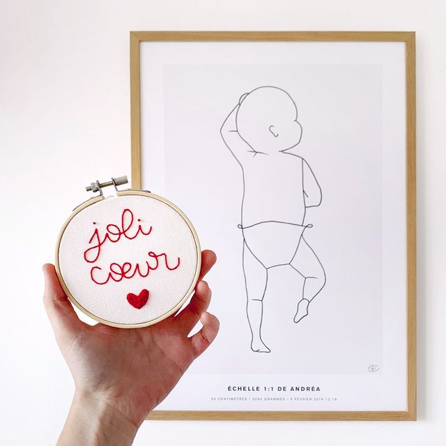 Pretty Heart Embroidery Kit