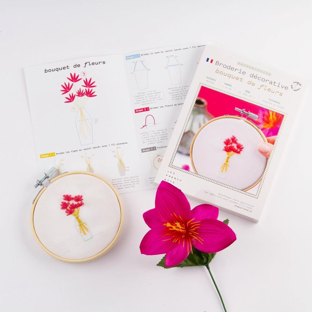 Flower Embroidery Kit